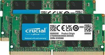 Crucial Pamięć do notebooka DDR4 SODIMM 32GB/3200 (2*16GB) CL22