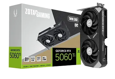 ZOTAC Karta graficzna Geforce RTX 5060 Ti 8GB TWIN EDGE OC GDDR7 128bit 3DP/HDMI