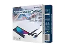 Gembird Napęd DVD na USB zewnętrzny DVD-USB-031-BW czarno-biały