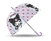 Kids Euroswan Parasolka przezroczysta manualna Kuromi