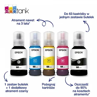 Epson Urządzenie wielofunkcyjne L6370 ITS  A4/35ppm/W(LAN)/ADF2Scopy/czarna/100k