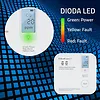 Qoltec Czujnik tlenku węgla z baterią | alarm 85dB | LED