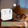 Qoltec Czujnik tlenku węgla z baterią | alarm 85dB | LED
