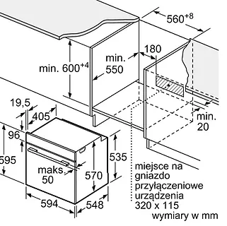 Bosch Piekarnik AirFry HBG536EW4 biały
