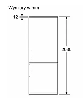 Bosch Chłodziarko-zamrażarka KGN39VXBT