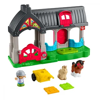 Fisher Price Zestaw figurek Little People Stajnia Przyjazne Koniki