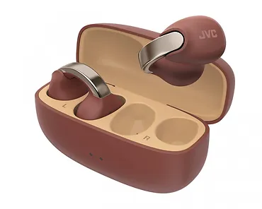 JVC Słuchawki bezprzewodowe HA-NP1T kasztanowe