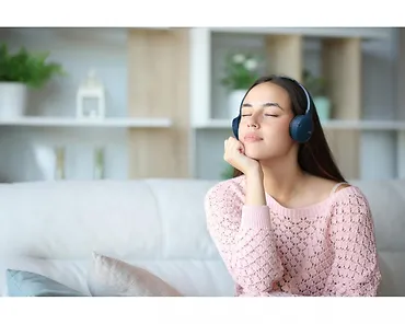 JVC Słuchawki HA-S33UC niebieskie