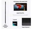 Apple iPad Pro 13-calowy Wi-Fi + Cellular 2 TB ze szkłem o nanoteksturze - Srebrny