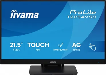 IIYAMA Monitor 24 cale T2254MSC-B2AG  POJ.10PKT.IPS,POWŁOKA AG, 300cd, FHD,  HDMI,DP,2xUSB,7H
