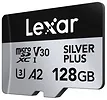 Lexar Karta pamięci microSD 128GB C10 A2 U3 V30 205/150MB/s Silver Plus
