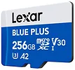Lexar Karta pamięci microSD 256GB C10 A2 U3 V30 170MB/s Blue Plus