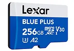 Lexar Karta pamięci microSD 256GB C10 A2 U3 V30 170MB/s Blue Plus