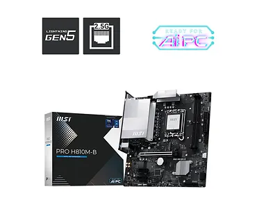MSI Płyta gł&oacute;wna PRO H810M-B S1851 2DDR5 mATX