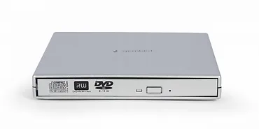 Gembird Napęd zewnętrzny DVD na USB DVD-USB-021-SV srebrny