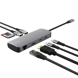 Trust Adapter DALYX 8-IN-1 Multiport
