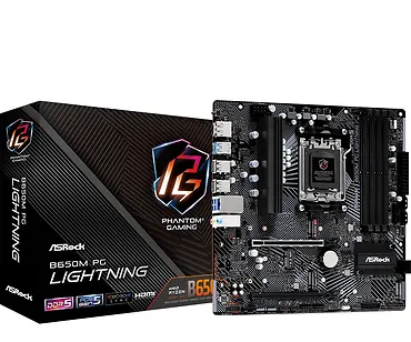ASRock Płyta główna B650M PG LIGHTNING AM5 4DDR5 HDMI/DP mATX