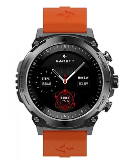 Garett Electronics Smartwatch Garett Atom czarny stalowy