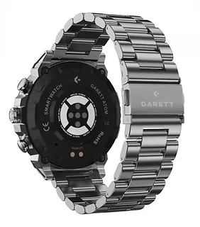 Garett Electronics Smartwatch Atom srebrny stalowy