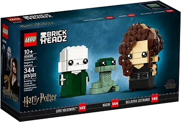 LEGO Klocki BrickHeadz 40496 Voldemort, Nagini i Bellatrix