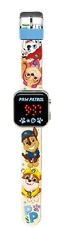Kids Euroswan Zegarek LED z kalendarzem Psi Patrol