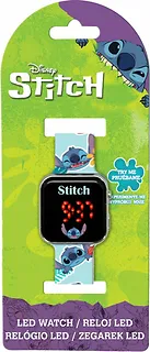 Kids Euroswan Zegarek LED z kalendarzem Stitch