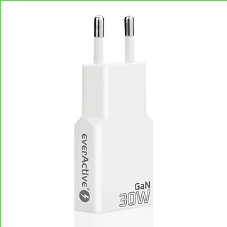 everActive Ładowarka sieciowa SUPER SLIM QC 3.0 30W 1XUSB 1XUSB-C biała SC-380Q