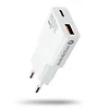 everActive Ładowarka sieciowa SUPER SLIM QC 3.0 30W 1XUSB 1XUSB-C biała SC-380Q