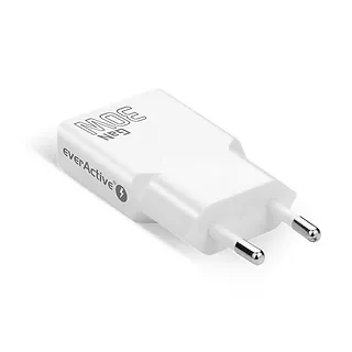 everActive Ładowarka sieciowa SUPER SLIM QC 4+ 30W 2XUSB-C biała SC-385Q