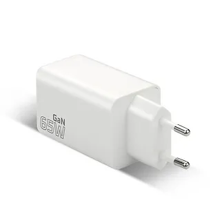 everActive Ładowarka sieciowa GAN QC 4+ 65W 1XUSB 2XUSB-C biała SC-655Q