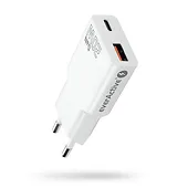 everActive Ładowarka sieciowa SUPER SLIM QC 3.0 20W 1XUSB 1XUSB-C biała SC-340Q
