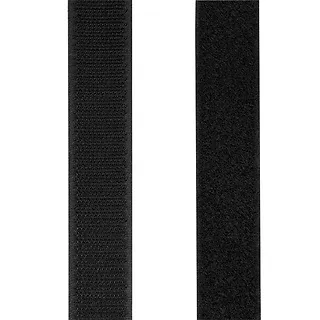 LogiLink Zestaw samoprzylepnych taśm kablowych,5m,czarny