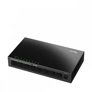 Cudy Przełącznik GS108E Gigabit Light Managed Switch   8-Port Gigabit Light Managed Switch, 8 10/100/1000M RJ45 Ports, Desktop Metal Power S