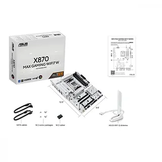 Asus Płyta główna X870 MAX GAMING WiFi7 W AM5 4DDR5 HDMI/USB-C