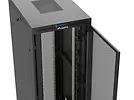 Lanberg Szafa instalacyjna rack stojąca 19 cali 47U 800x1200 czarna drzwi    perforowane LCD (flat pack) V2