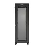 Lanberg Szafa instalacyjna rack stojąca 19 cali 47U 800x1200 czarna drzwi    perforowane LCD (flat pack) V2