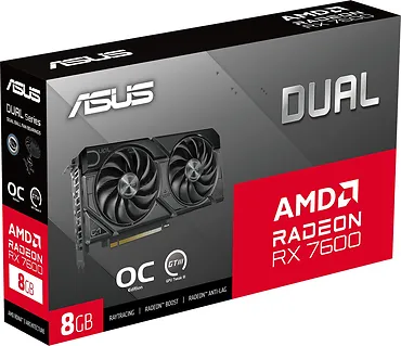 Karta graficzna Asus Dual Radeon RX 7600 EVO OC 8GB GDDR6