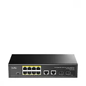 Cudy Przełącznik GS1010P 8-Port Gigabit PoE+ Switch with 2 Gigabit Uplink   ports and 2 Gigabit SFP slot 120W
