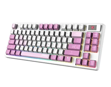 MSI Klawiatura gamingowa Forge GK600 TKL W Violet US