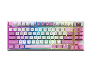 MSI Klawiatura gamingowa Forge GK600 TKL W Violet US