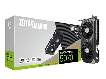 ZOTAC Karta graficzna GeForce RTX 5070 TWIN EDGE OC 12GB GDDR7 192bit 3DP/HDMI