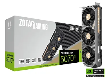 ZOTAC Karta graficzna GeForce RTX 5070 Ti SOLID SFF 16GB GDDR7 256bit 3DP/HDMI