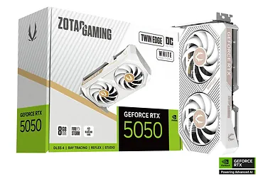 ZOTAC Karta graficzna GeForce RTX 5050 TWIN EDGE OC 8GB GDDR6 128bit 3DP/HDMI biała