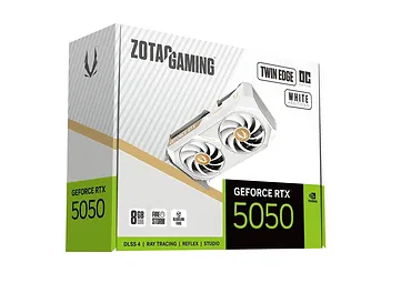 ZOTAC Karta graficzna GeForce RTX 5050 TWIN EDGE OC 8GB GDDR6 128bit 3DP/HDMI biała