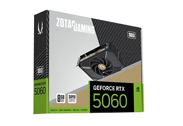 ZOTAC Karta graficzna GeForce RTX 5060 SOLO 8GB GDDR7 128bit 3DP/HDMI