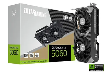 ZOTAC Karta graficzna GeForce RTX 5060 TWIN EDGE 8GB GDDR7 128bit 3DP/HDMI