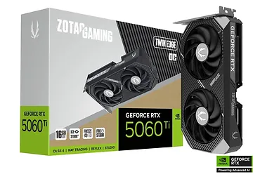 ZOTAC Karta graficzna GeForce RTX 5060 Ti 16GB TWIN EDGE OC GDDR7 128bit 3DP/HDMI