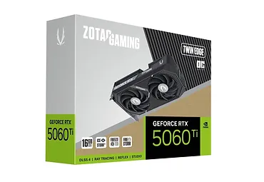 ZOTAC Karta graficzna GeForce RTX 5060 Ti 16GB TWIN EDGE OC GDDR7 128bit 3DP/HDMI