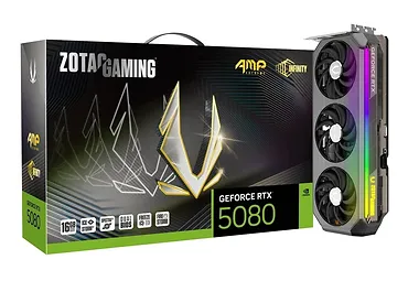 ZOTAC Karta graficzna GeForce RTX 5080 AMP EXTREME INFINITY 16GB GDDR7 256bit 3DP/HDMI