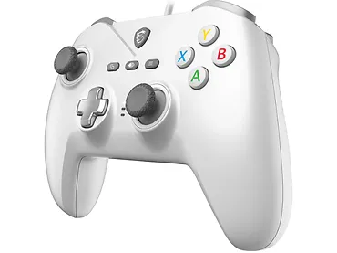 Gamepad kontroler przewodowy MSI Force GC200 biały, wiele platform USB 3.0